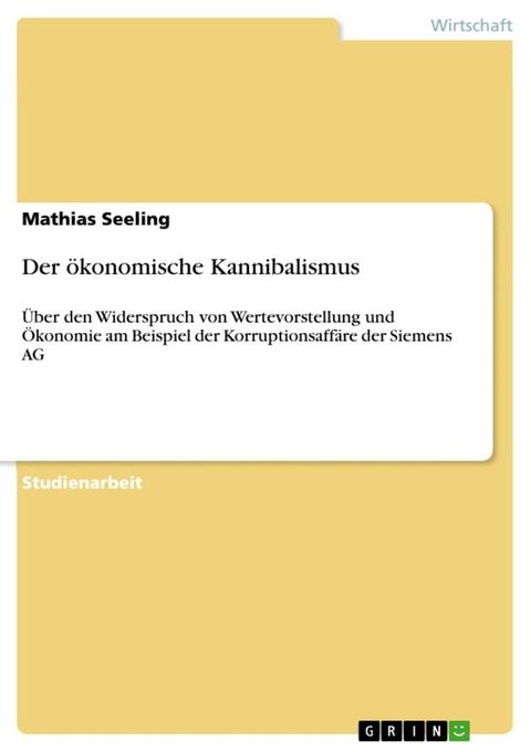 Der &ouml;konomische Kannibalismus(Kobo/電子書)