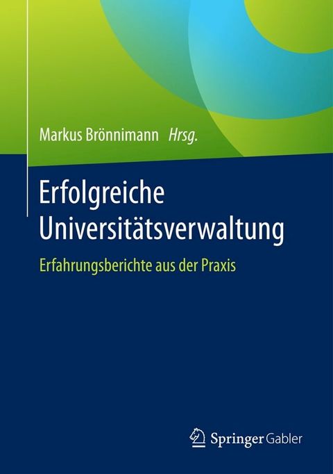 Erfolgreiche Universit&auml;tsverwaltung(Kobo/電子書)