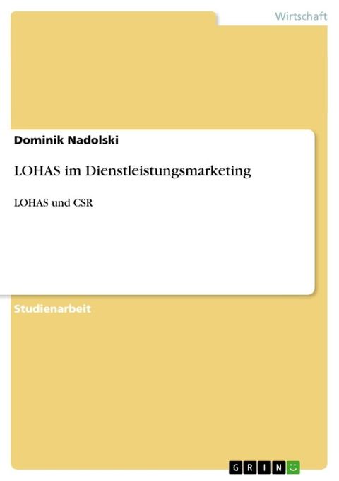 LOHAS im Dienstleistungsmarketing(Kobo/電子書)