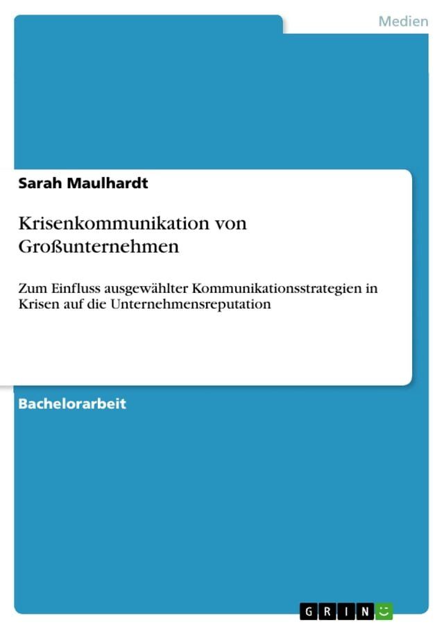  Krisenkommunikation von Großunternehmen(Kobo/電子書)