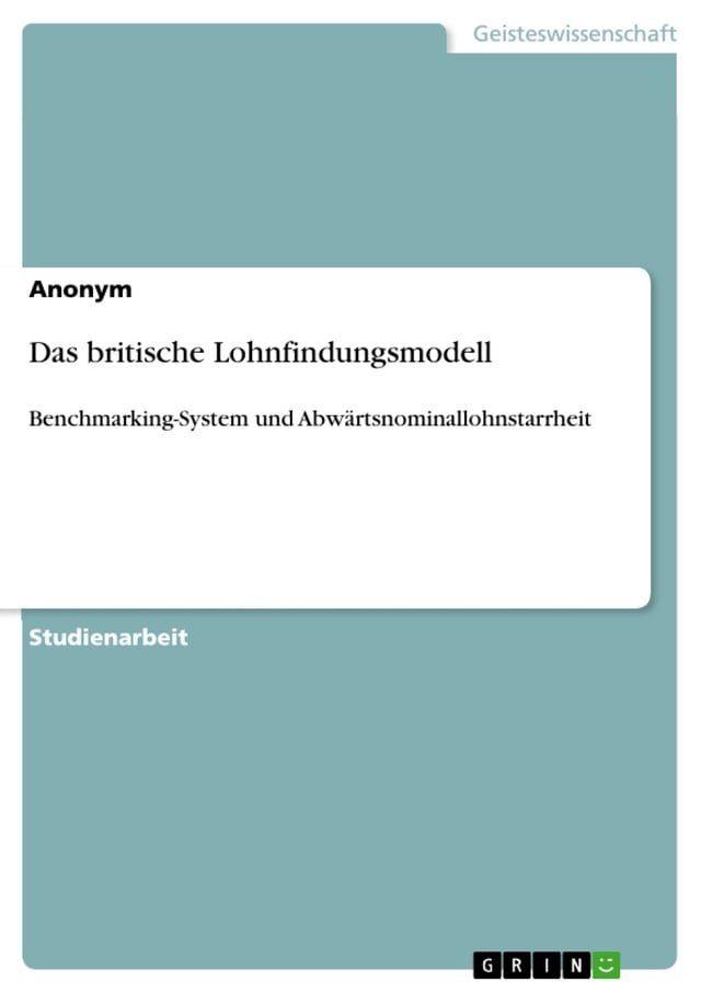  Das britische Lohnfindungsmodell(Kobo/電子書)