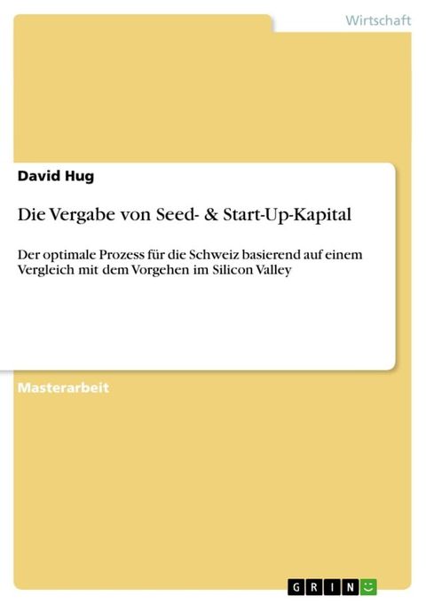 Die Vergabe von Seed- & Start-Up-Kapital(Kobo/電子書)