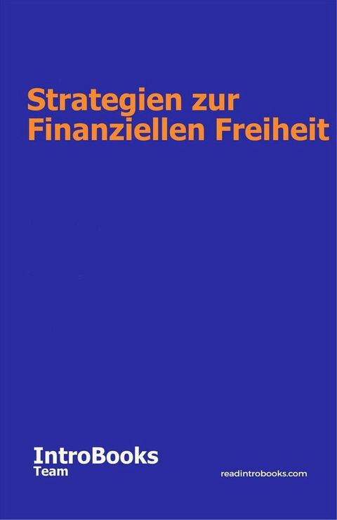 Strategien zur Finanziellen Freiheit(Kobo/電子書)