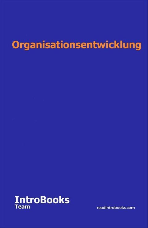 Organisationsentwicklung(Kobo/電子書)