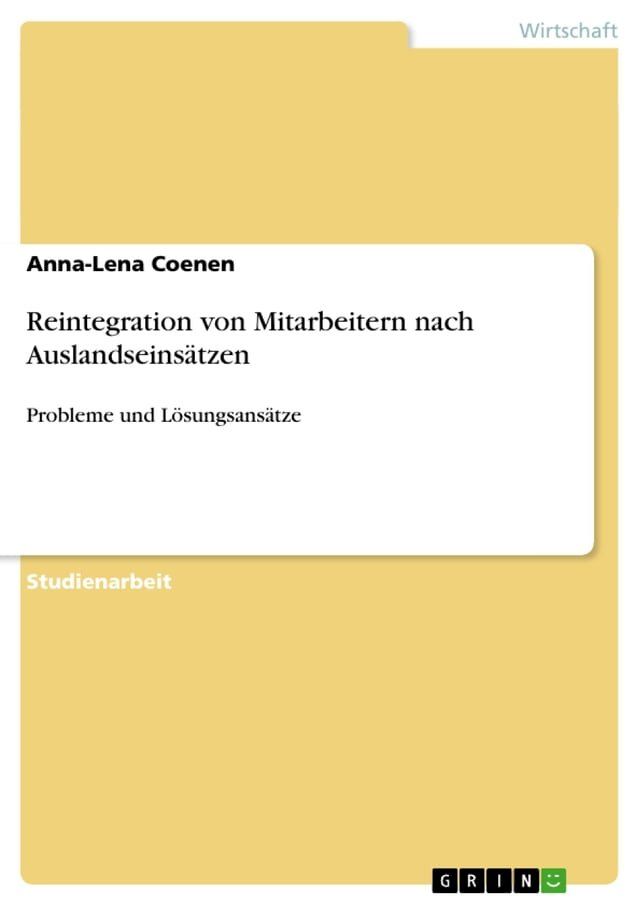  Reintegration von Mitarbeitern nach Auslandseinsätzen(Kobo/電子書)