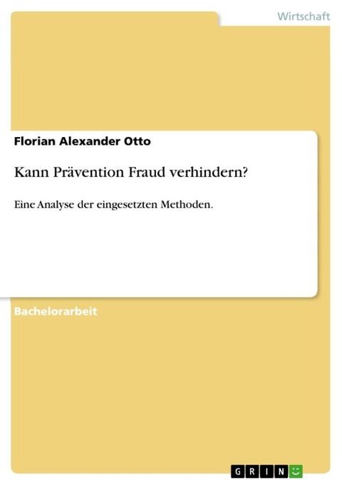 Kann Pr&auml;vention Fraud verhindern?(Kobo/電子書)