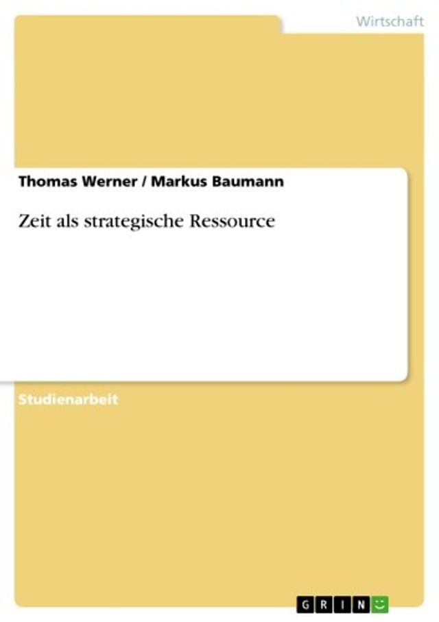  Zeit als strategische Ressource(Kobo/電子書)