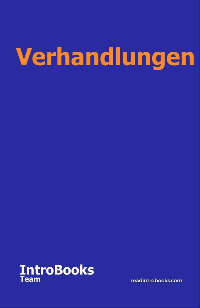  Verhandlungen(Kobo/電子書)