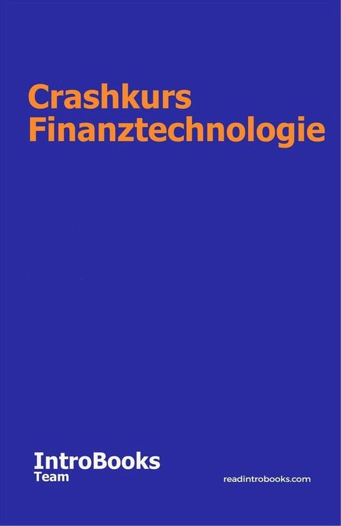 Crashkurs Finanztechnologie(Kobo/電子書)