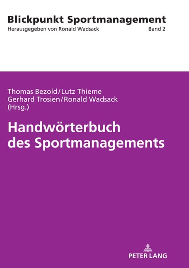  Handwoerterbuch des Sportmanagements(Kobo/電子書)