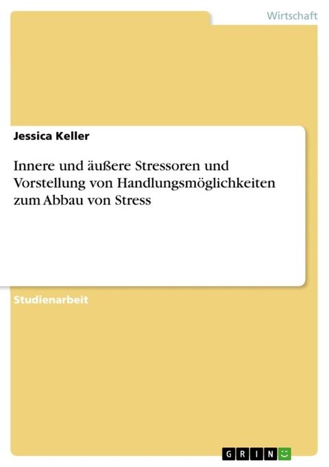 Innere und äußere Stressoren und Vorstellung von Handlungsmöglichkeiten zum Abbau von Stress(Kobo/電子書)