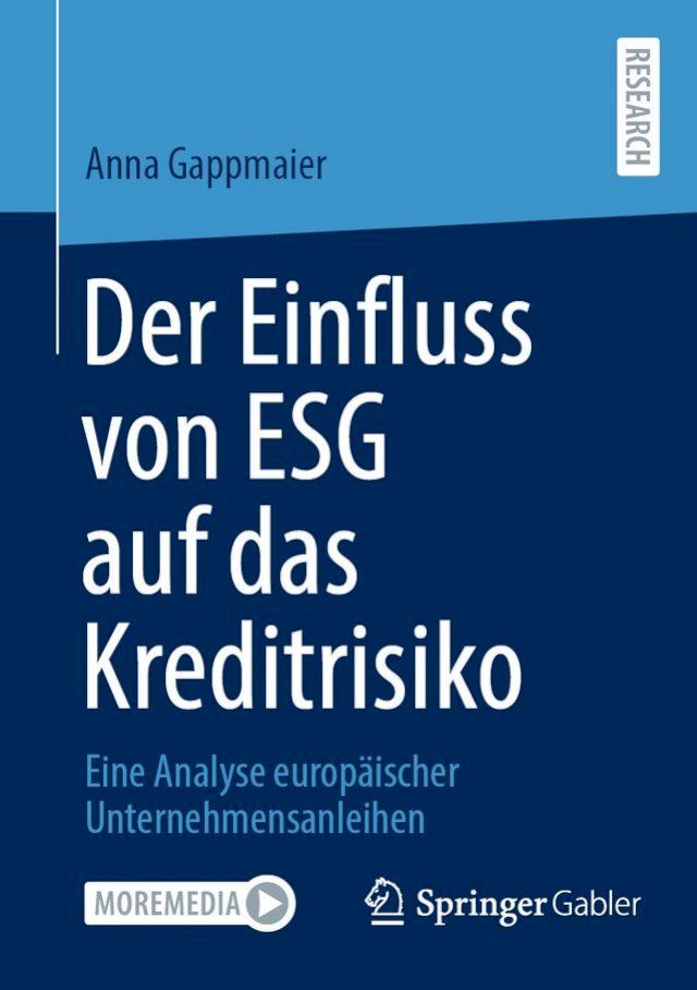  Der Einfluss von ESG auf das Kreditrisiko(Kobo/電子書)