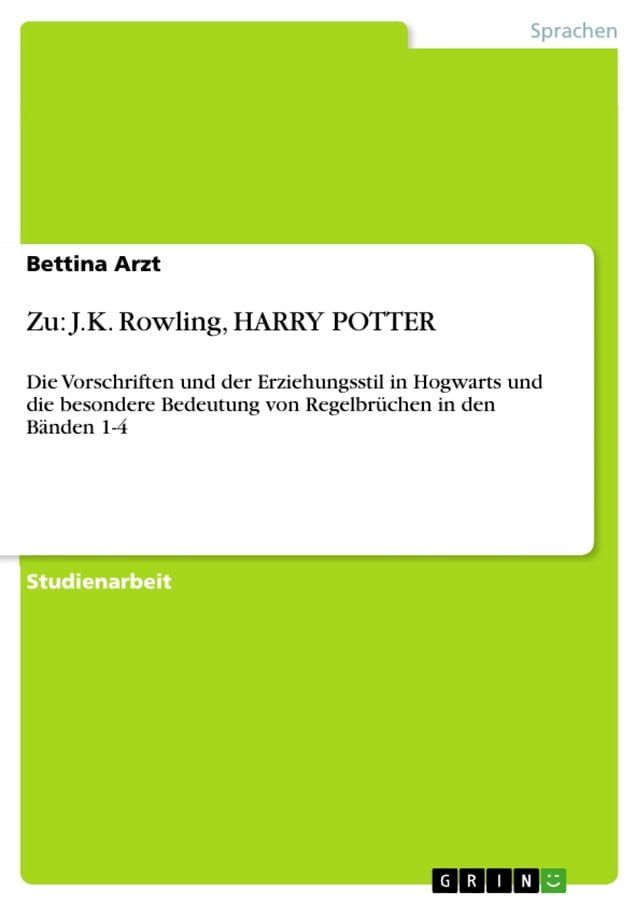  Zu: J.K. Rowling, HARRY POTTER(Kobo/電子書)