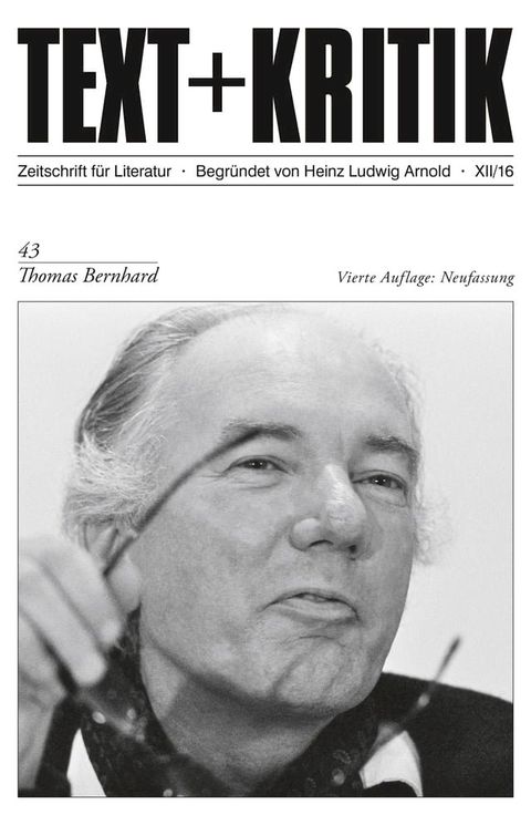 TEXT+KRITIK 43 - Thomas Bernhard(Kobo/電子書)