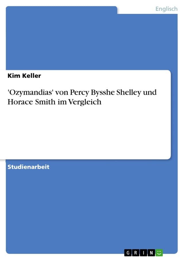  'Ozymandias' von Percy Bysshe Shelley und Horace Smith im Vergleich(Kobo/電子書)