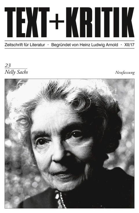 TEXT + KRITIK 23 - Nelly Sachs(Kobo/電子書)