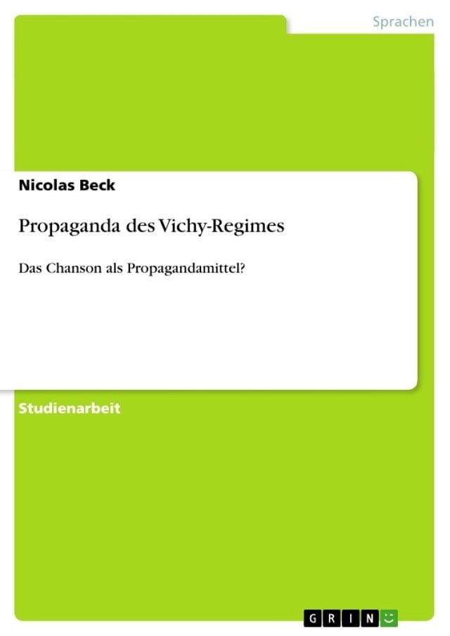  Propaganda des Vichy-Regimes(Kobo/電子書)