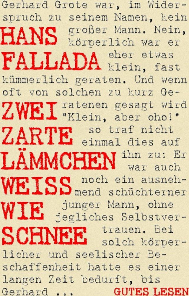  Zwei zarte L&auml;mmchen wei&szlig; wie Schnee(Kobo/電子書)