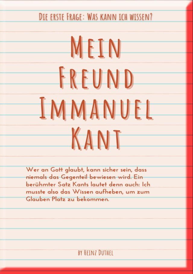  Mein Freund Immanuel Kant(Kobo/電子書)