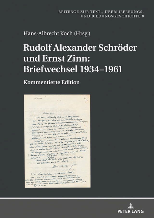  Rudolf Alexander Schroeder und Ernst Zinn: Briefwechsel 1934–1961(Kobo/電子書)