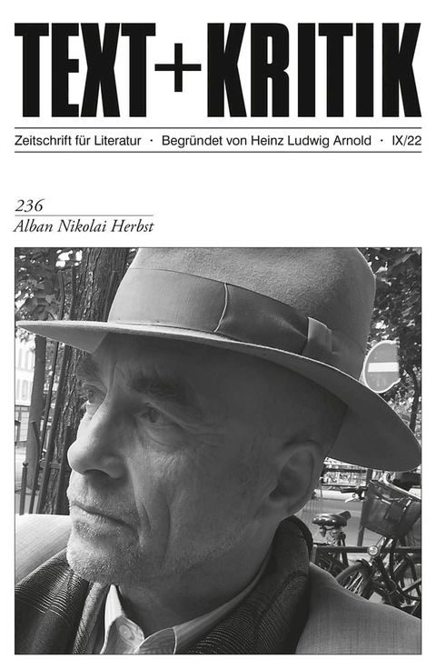 TEXT + KRITIK 236 - Alban Nikolai Herbst(Kobo/電子書)