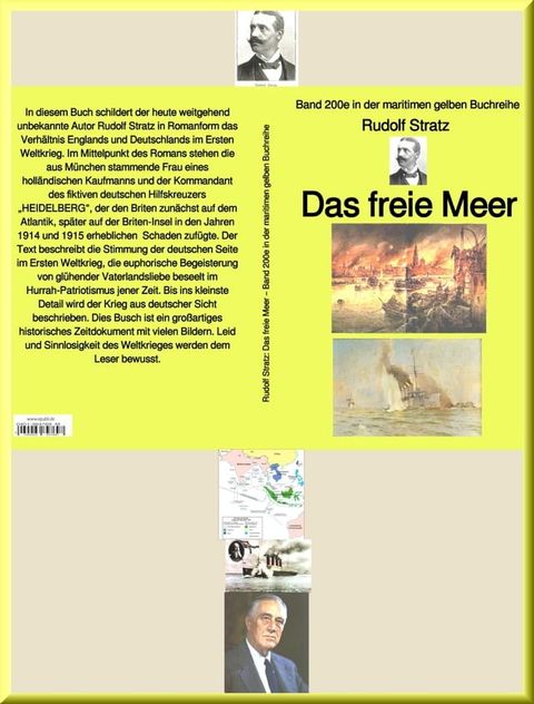 Rudolf Stratz: Das freie Meer – Band 200e in der maritimen gelben Buchreihe – bei J&uuml;rgen Ruszkowski(Kobo/電子書)