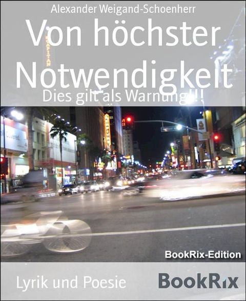 Von h&ouml;chster Notwendigkeit(Kobo/電子書)