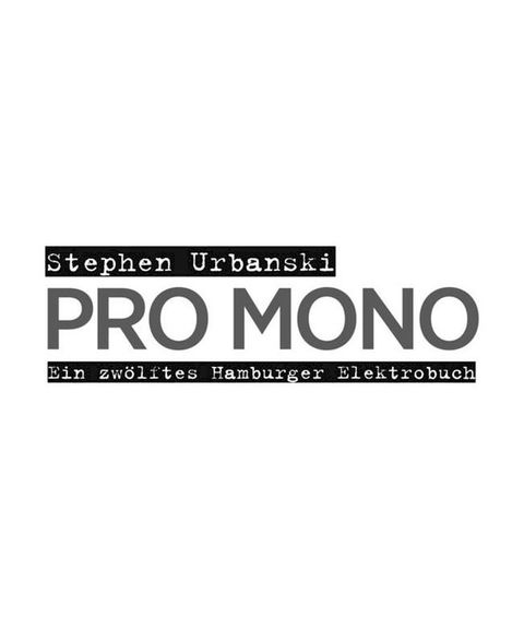 PRO MONO(Kobo/電子書)