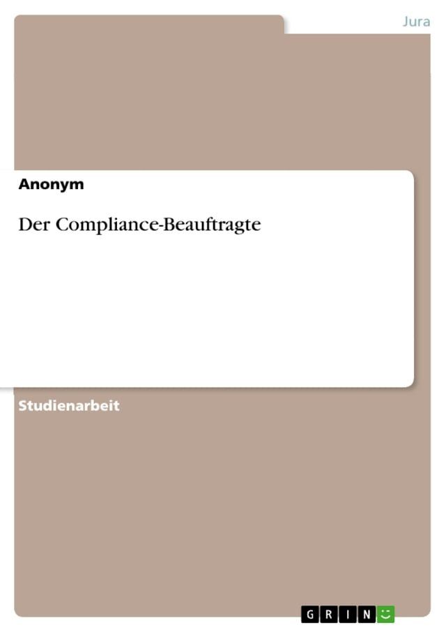  Der Compliance-Beauftragte(Kobo/電子書)