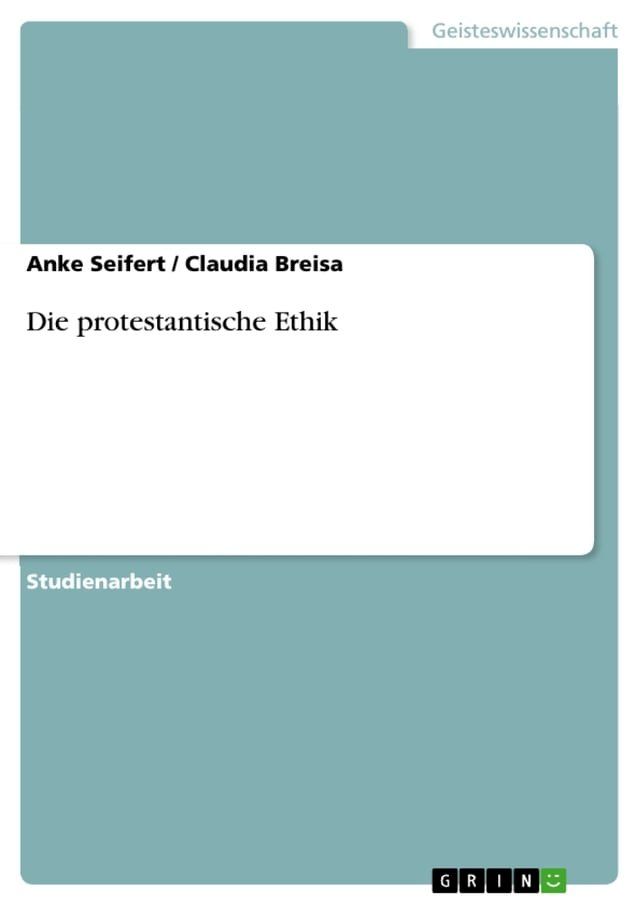  Die protestantische Ethik(Kobo/電子書)