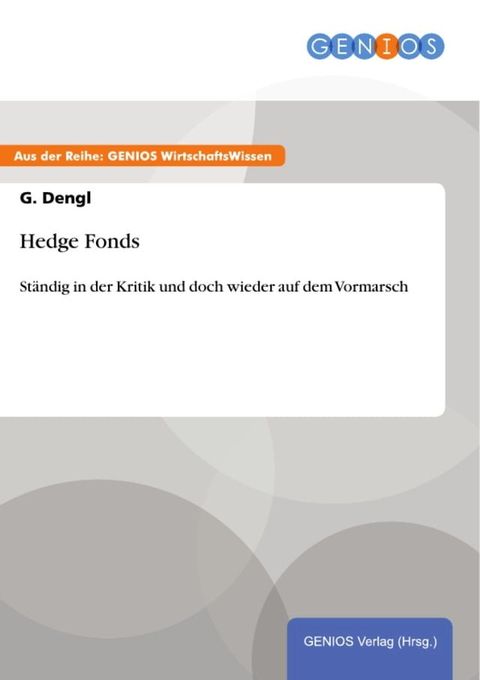 Hedge Fonds(Kobo/電子書)