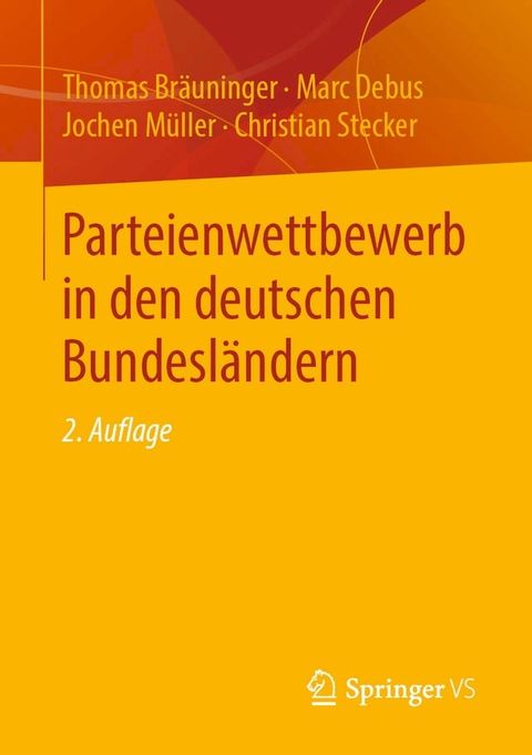 Parteienwettbewerb in den deutschen Bundesl&auml;ndern(Kobo/電子書)