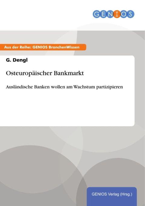 Osteurop&auml;ischer Bankmarkt(Kobo/電子書)