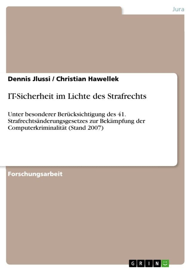  IT-Sicherheit im Lichte des Strafrechts(Kobo/電子書)