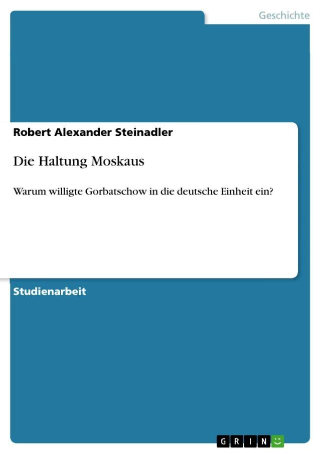  Die Haltung Moskaus(Kobo/電子書)