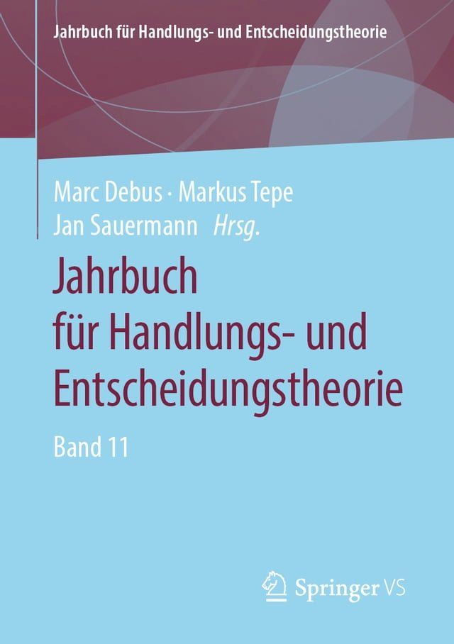  Jahrbuch f&uuml;r Handlungs- und Entscheidungstheorie(Kobo/電子書)