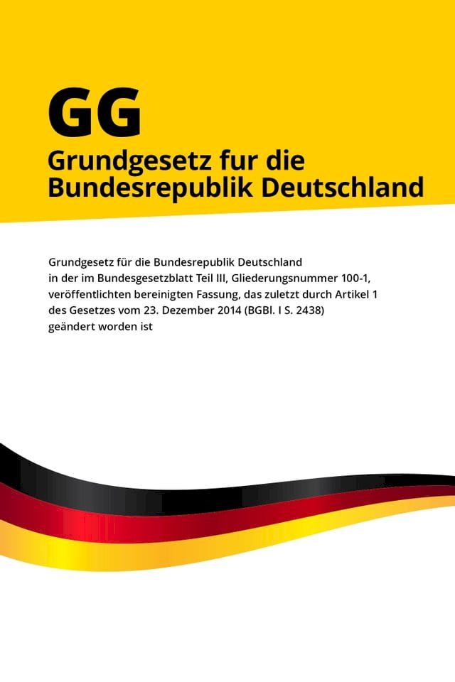  Grundgesetz für die Bundesrepublik Deutschland (GG)(Kobo/電子書)