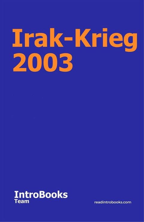 Irak-Krieg 2003(Kobo/電子書)