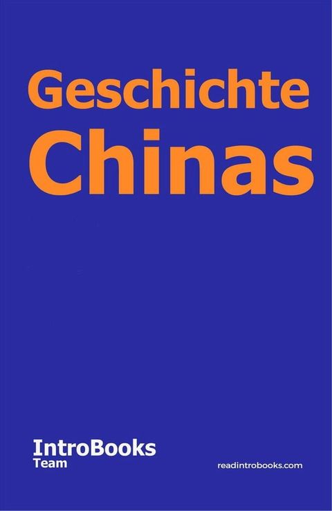 Geschichte Chinas(Kobo/電子書)