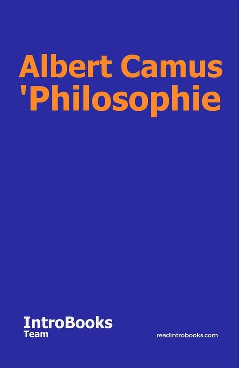 Albert Camus 'Philosophie(Kobo/電子書)