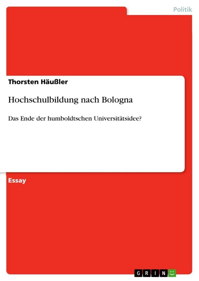  Hochschulbildung nach Bologna(Kobo/電子書)