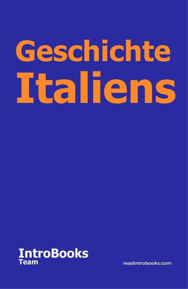  Geschichte Italiens(Kobo/電子書)