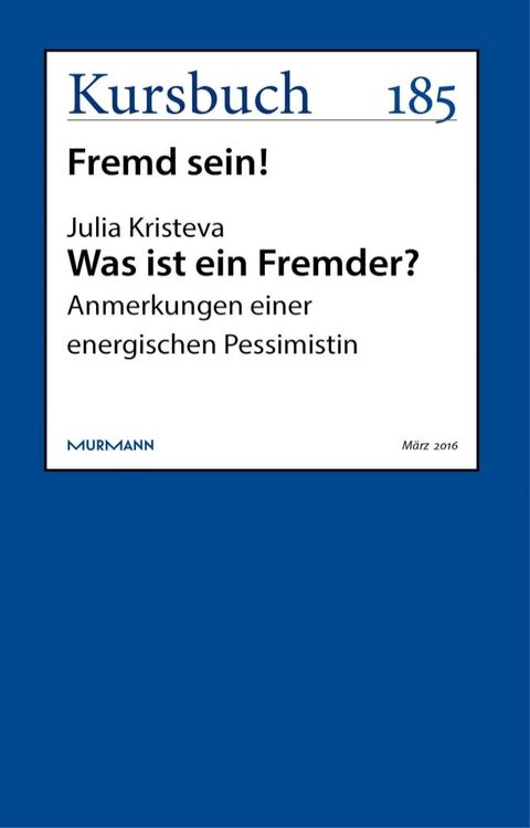 Was ist ein Fremder?(Kobo/電子書)