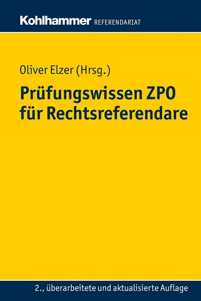  Pr&uuml;fungswissen ZPO f&uuml;r Rechtsreferendare(Kobo/電子書)