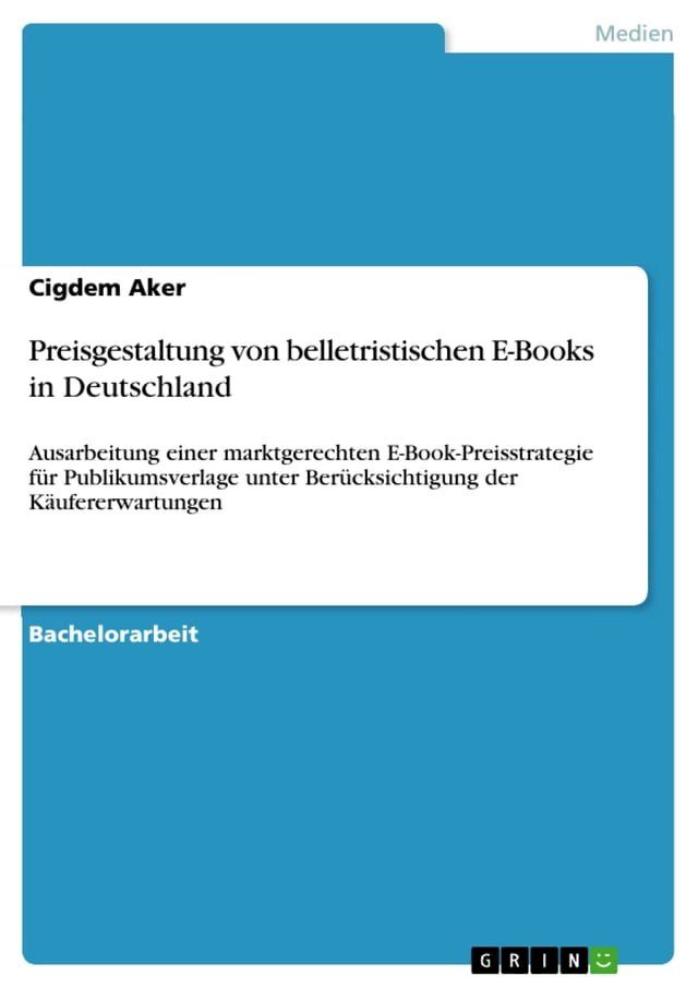  Preisgestaltung von belletristischen E-Books in Deutschland(Kobo/電子書)