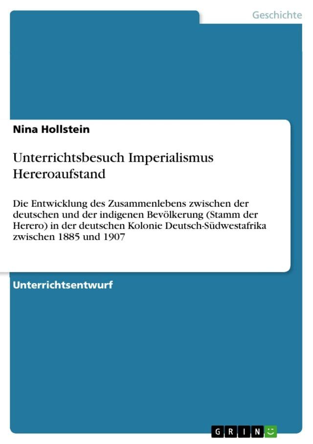  Unterrichtsbesuch Imperialismus Hereroaufstand(Kobo/電子書)