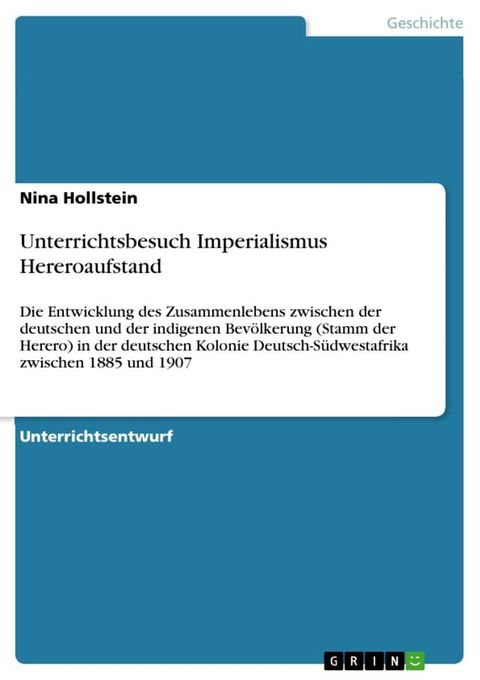 Unterrichtsbesuch Imperialismus Hereroaufstand(Kobo/電子書)