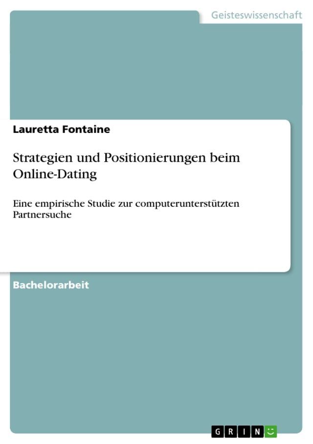  Strategien und Positionierungen beim Online-Dating(Kobo/電子書)