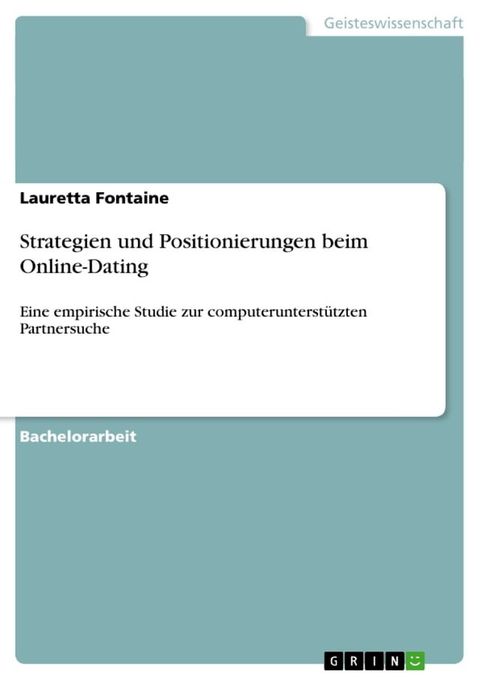 Strategien und Positionierungen beim Online-Dating(Kobo/電子書)