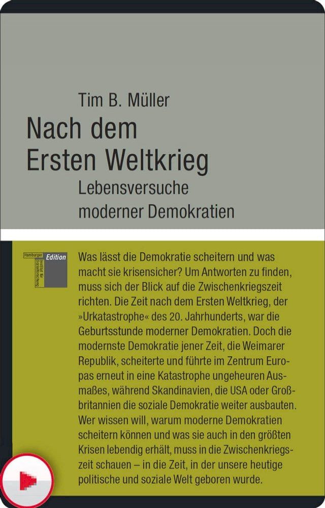  Nach dem Ersten Weltkrieg(Kobo/電子書)